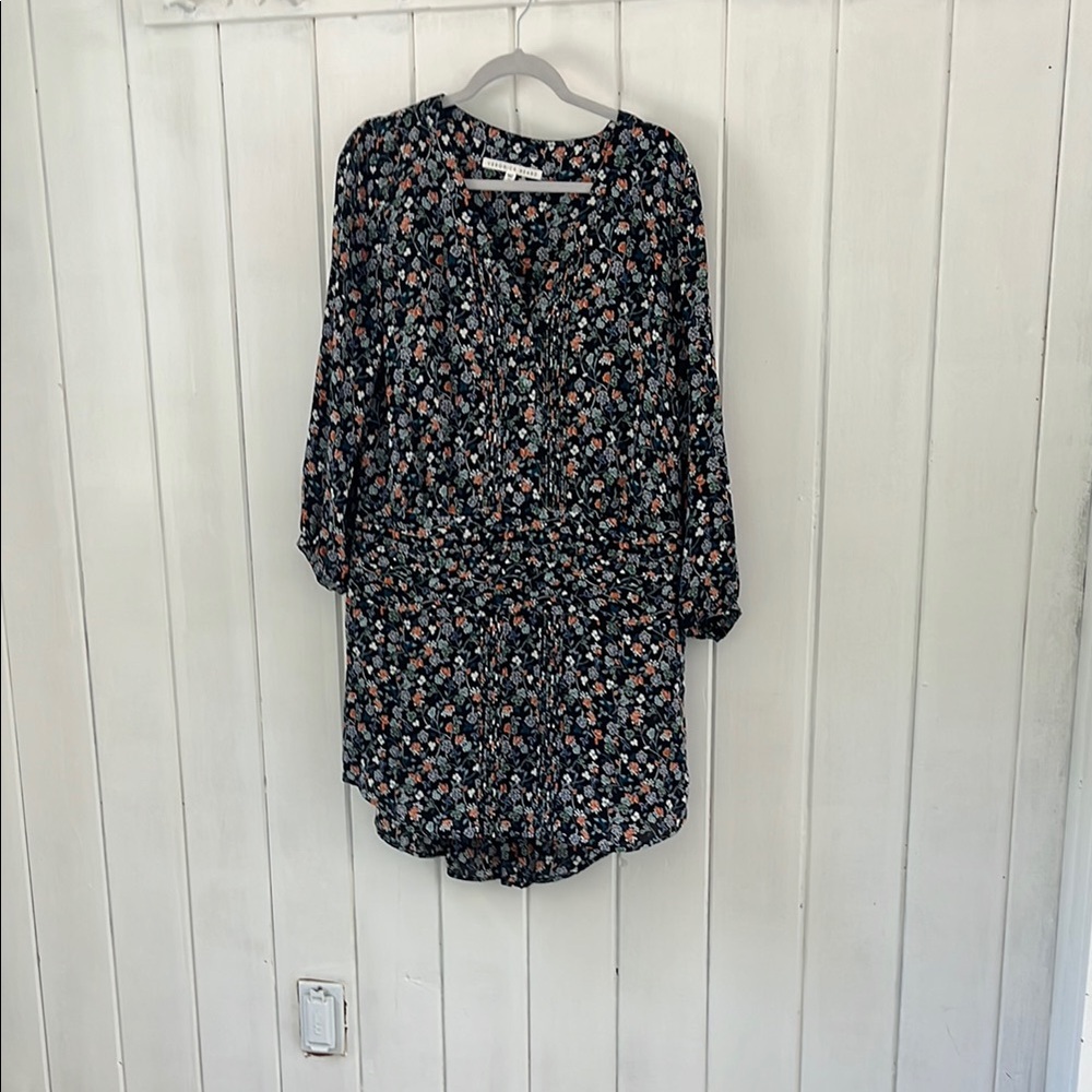 Veronica Beard Black Floral Dress